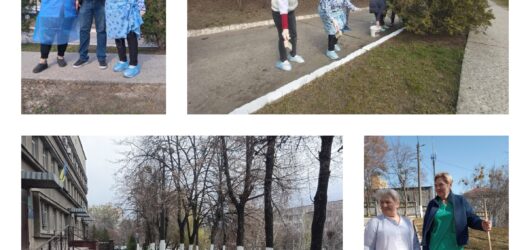 Чистота і турбота: весняне прибирання у Вишгородській ЦРЛ